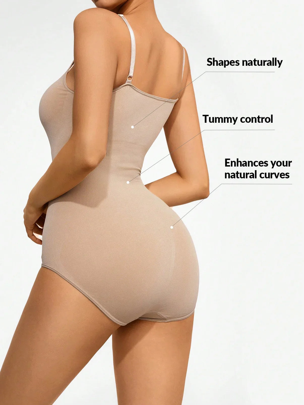 Basic Bae Full Size Scoop Neck Butt Lifting Bodysuit | Includes Plus Size