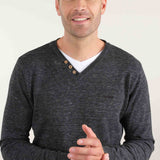 Deeluxe Single V Neck Sweater