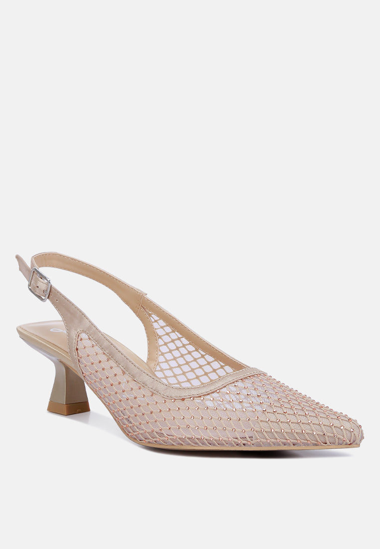 Siev Rhinestone Slingback