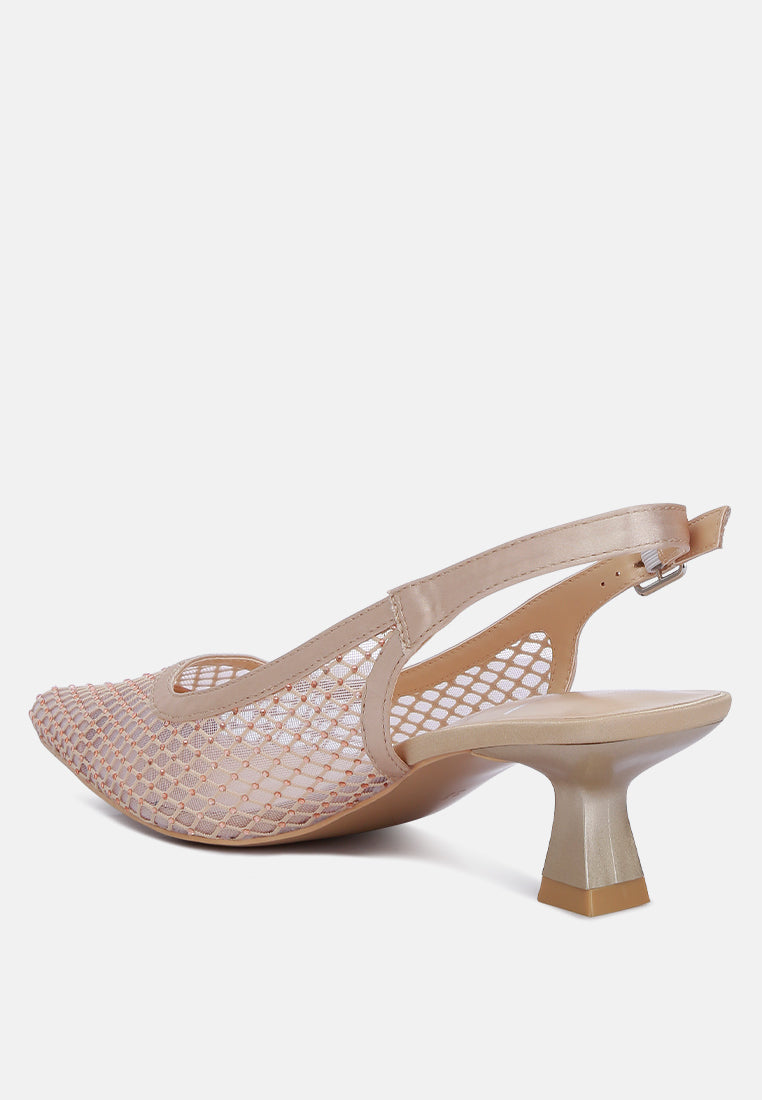 Siev Rhinestone Slingback