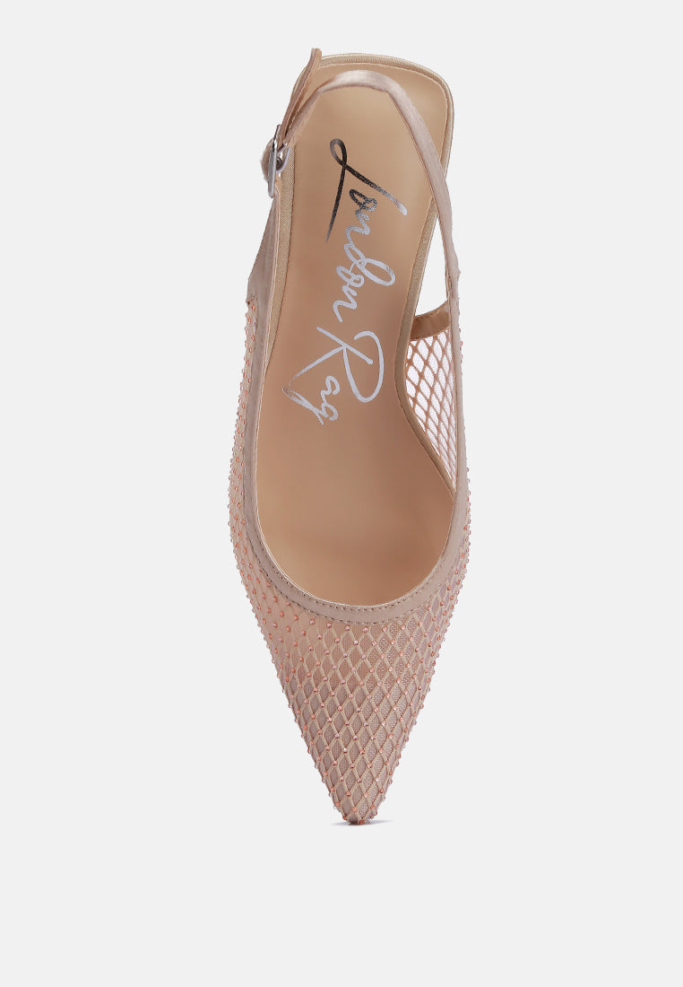 Siev Rhinestone Slingback