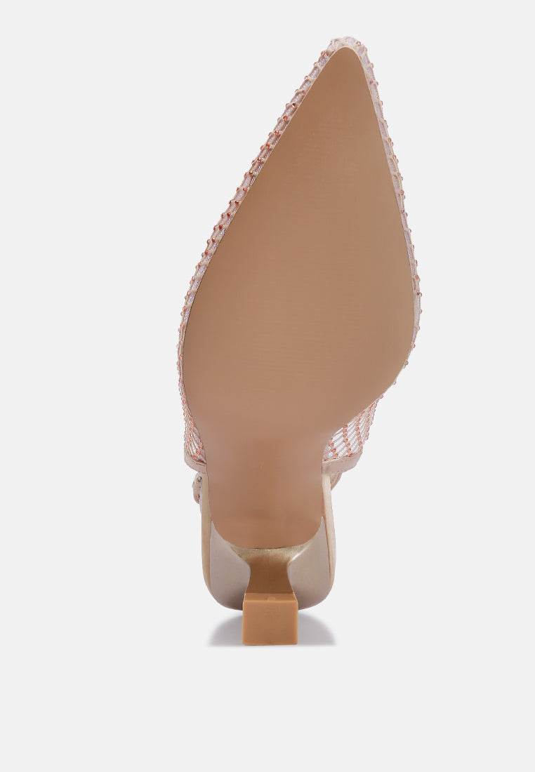 Siev Rhinestone Slingback