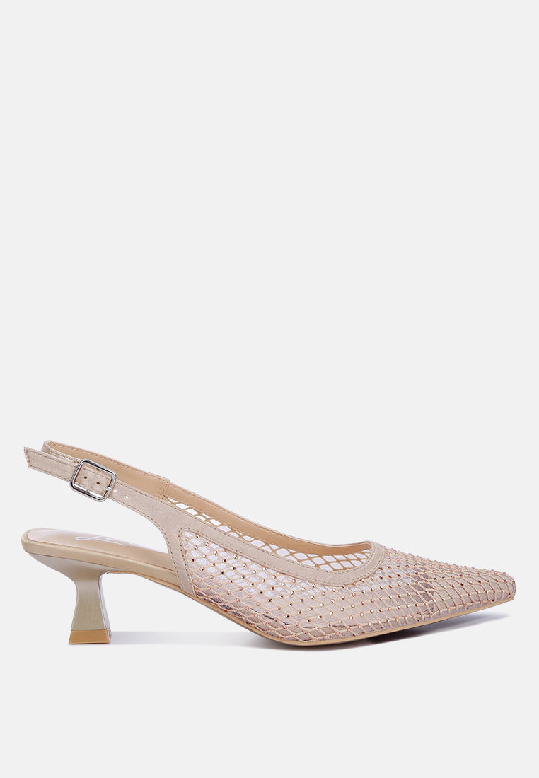 Siev Rhinestone Slingback