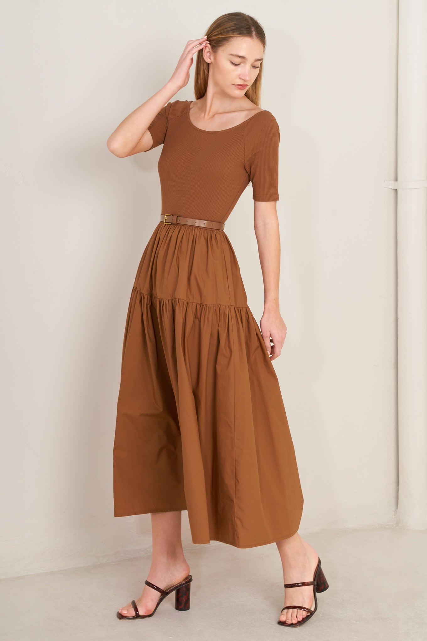 rust midi dress SteinMart.com