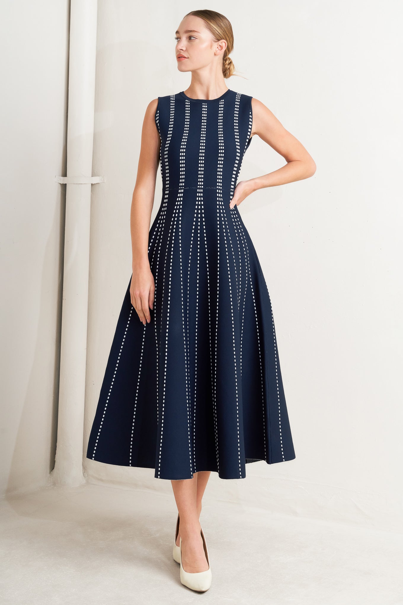 dress jacquard sweater woman Long Sleeve (Women) complemented by set Marciano Akilah Jacquard Sweater Dress