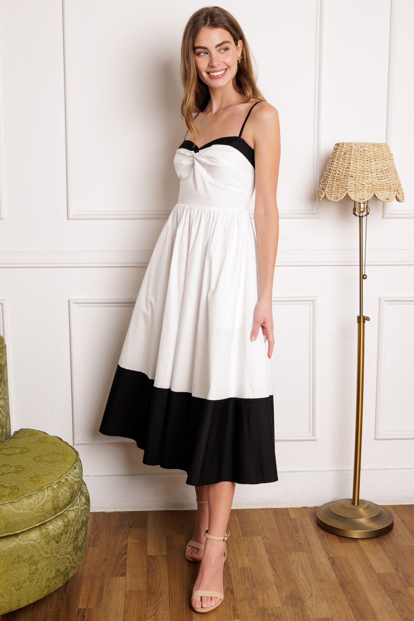 Island Heartbeat Woven Midi Dress
