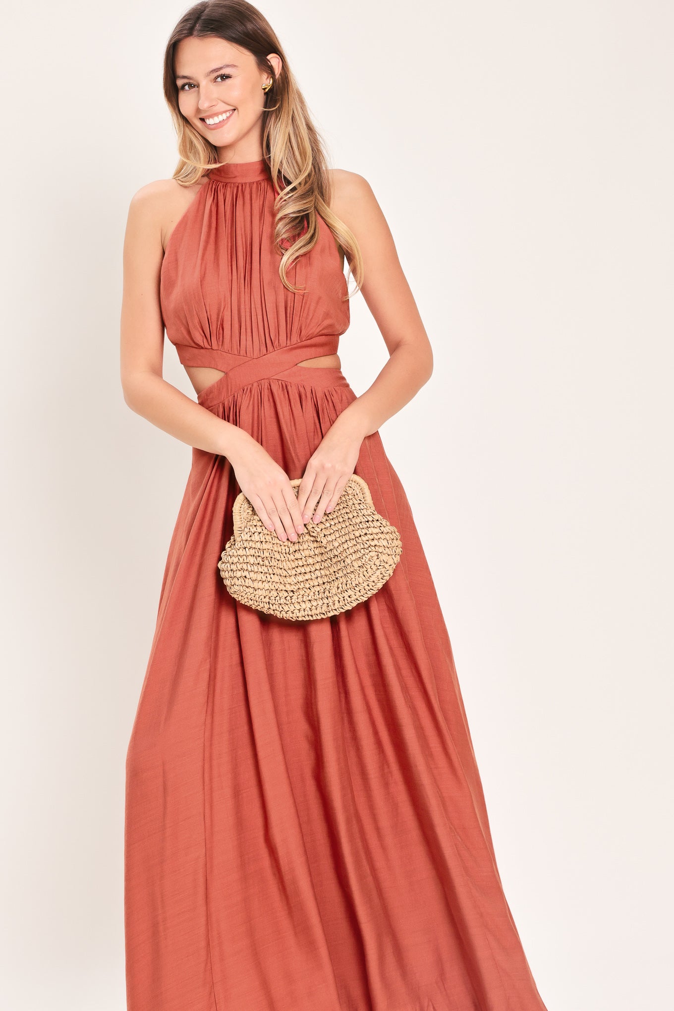 terracotta maxi dress SteinMart.com