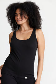 Pima Rib Knit L&l Tank