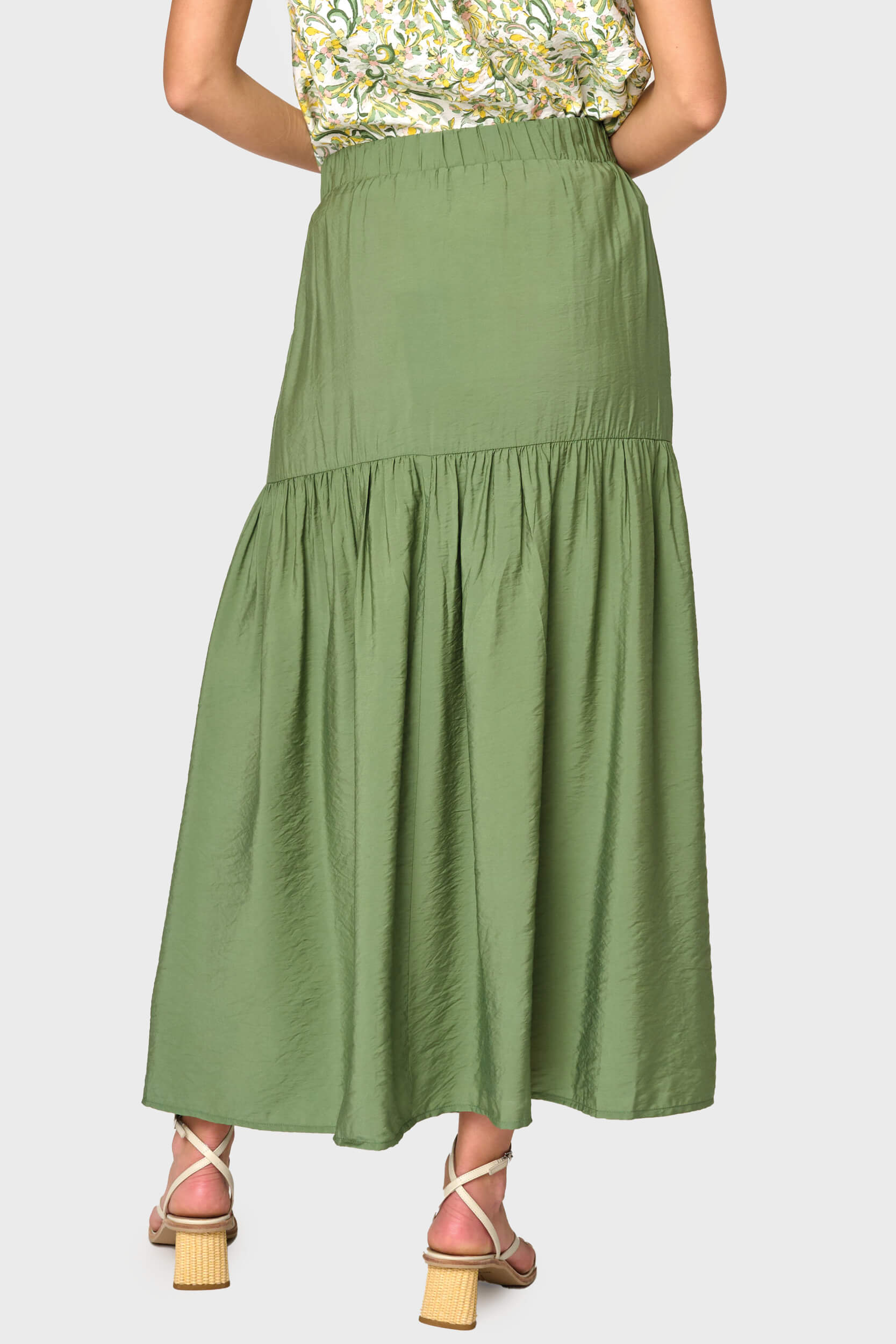 Playa Tiered Maxi Skirt