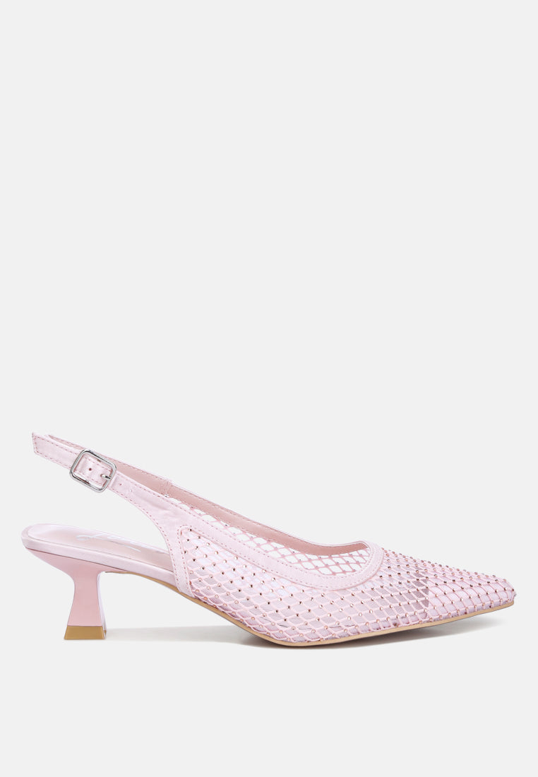 Siev Rhinestone Slingback