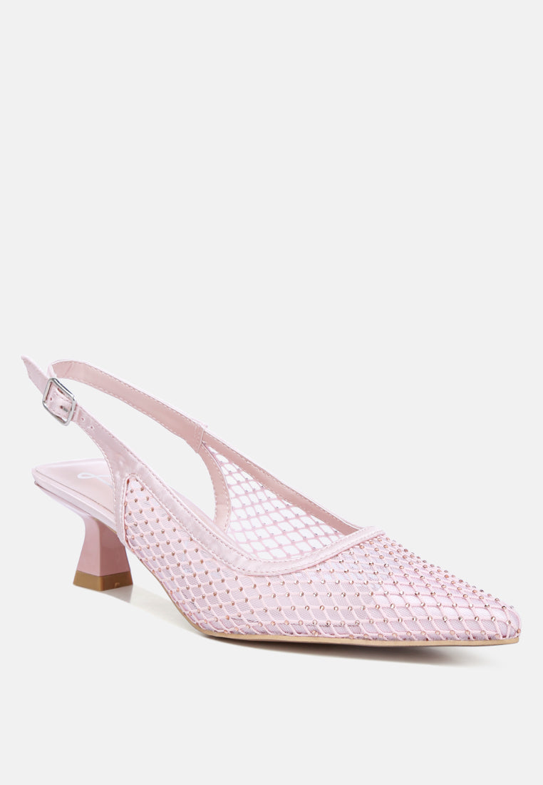 Siev Rhinestone Slingback