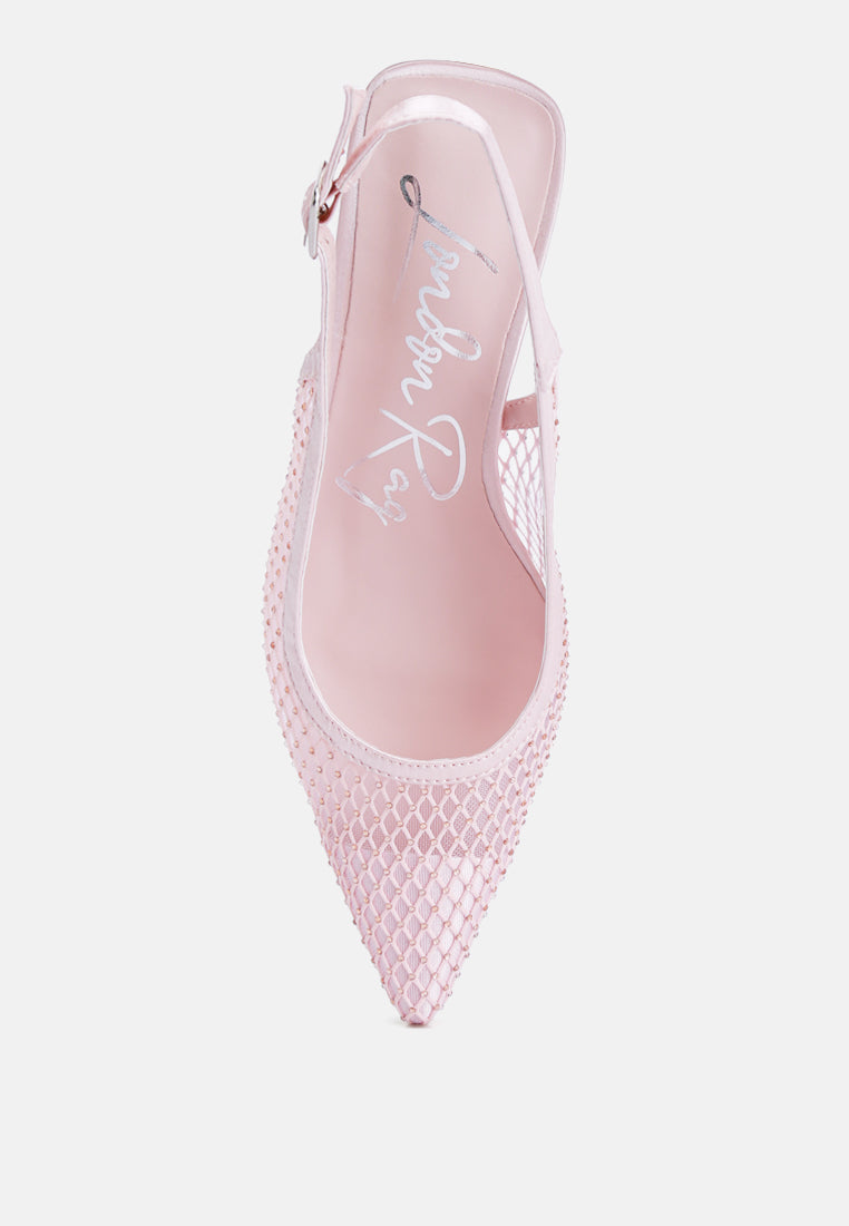 Siev Rhinestone Slingback