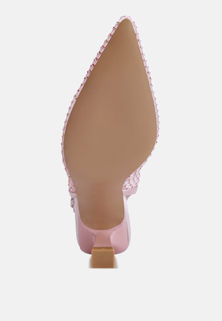 Siev Rhinestone Slingback