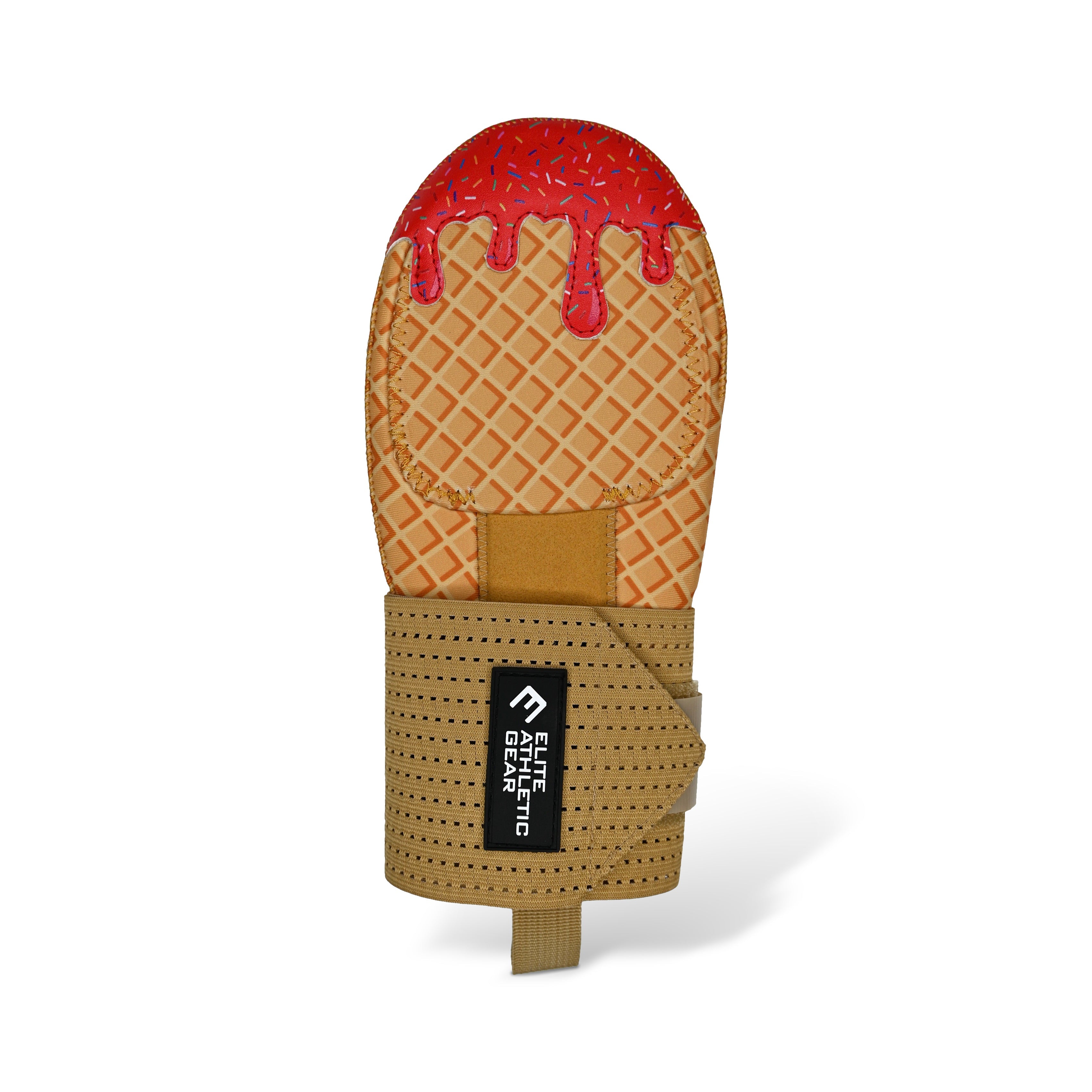 elite athletic gear Red Ice Cream Sliding Mitt YOUTH