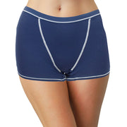 Super Soft Modal Boyshort With Contrast Stitching, Xs-2x