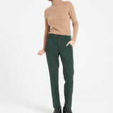 Pure Cashmere 4 ply Turtleneck Ribbed Sweater (Lilly 17)
