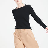 Pure Cashmere 4 ply Boat Neck Sweater (Lilly 18)