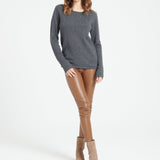 Pure Cashmere 4 ply Boat Neck Sweater (Lilly 18)