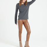 Pure Cashmere 4 ply Boat Neck Sweater (Lilly 18)