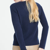 Pure Cashmere 4 Thread V-Neck Sweater (Lilly 20)