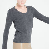Pure Cashmere 4 Thread V-Neck Sweater (Lilly 20)