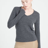 Pure Cashmere 4 Thread V-Neck Sweater (Lilly 20)
