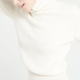 Pure Cashmere Rib Knit Turtleneck Sweater (Lilly 21)