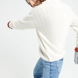 Pure Cashmere Rib Knit Funnel Neck Sweater w/Zip (Lilly 28)