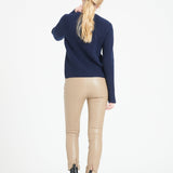 Pure Cashmere 4 ply Round Neck Sweater w/Ribbing (Lilly 32)