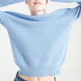 Pure Cashmere Rib Knit High Neck Sweater (Mia 1)