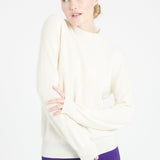 Pure Cashmere Rib Knit High Neck Sweater (Mia 1)