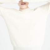 Pure Cashmere Rib Knit High Neck Sweater (Mia 1)