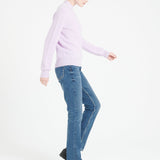Pure Cashmere Rib Knit High Neck Sweater (Mia 1)