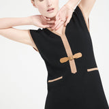 Pure Cashmere Milano Knit V-Neck Midi Dress (Mia 2)