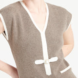 Pure Cashmere Milano Knit V-Neck Midi Dress (Mia 2)