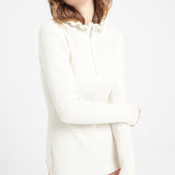 Pure Cashmere 2 ply Zip Neck Ribbed Sweater (Mia 4)