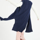 Pure Cashmere Long Sleeveless Ribbed Cardigan (Mia 6)
