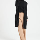 Pure Cashmere Long Sleeveless Ribbed Cardigan (Mia 6)