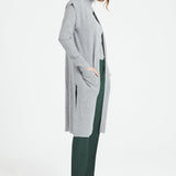 Pure Cashmere Long Sleeveless Ribbed Cardigan (Mia 6)