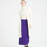 Pure Cashmere Long Sleeveless Ribbed Cardigan (Mia 6)
