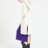 Pure Cashmere Long Sleeveless Ribbed Cardigan (Mia 6)
