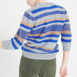 Pure Cashmere 6 ply V-Neck Cardigan w/Puffed Sleeves (Mia 11)