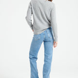 Pure Cashmere Ribbed V-Neck Cardigan (Mia 14)