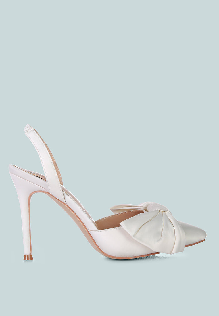 Smitten Bow Stiletto Heel Slingback