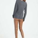 Pure Cashmere 4 ply Boat Neck Sweater (Lilly 18)