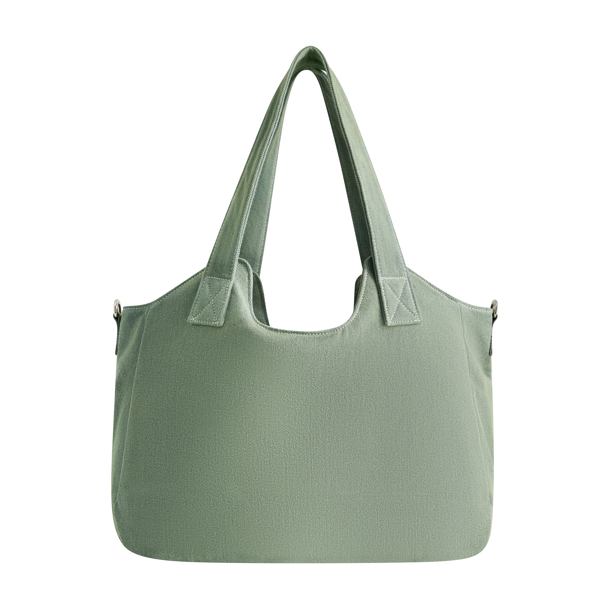 True Religion Horseshoe Stitch Sage Satchel