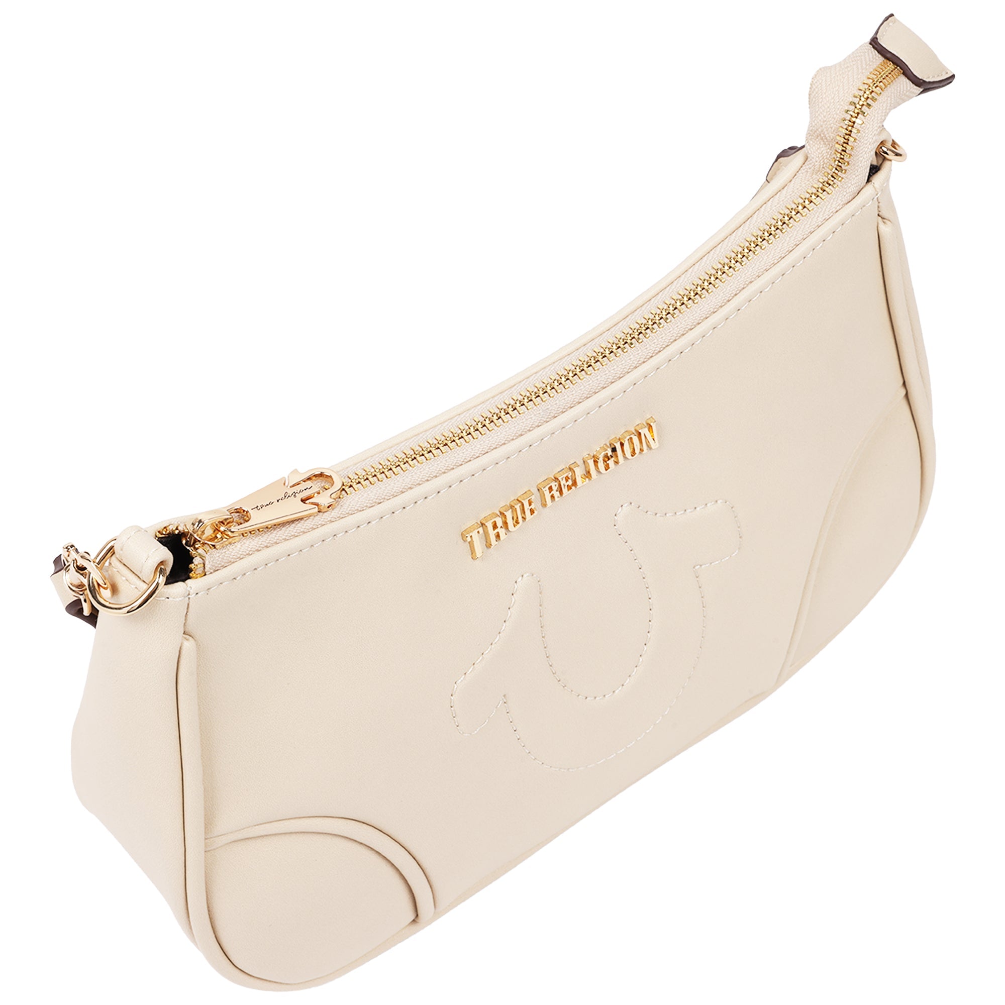 True Religion Trapunto Logo Shoulder Bag