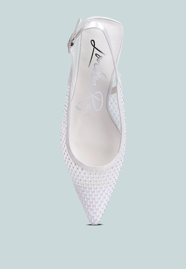 Siev Rhinestone Slingback