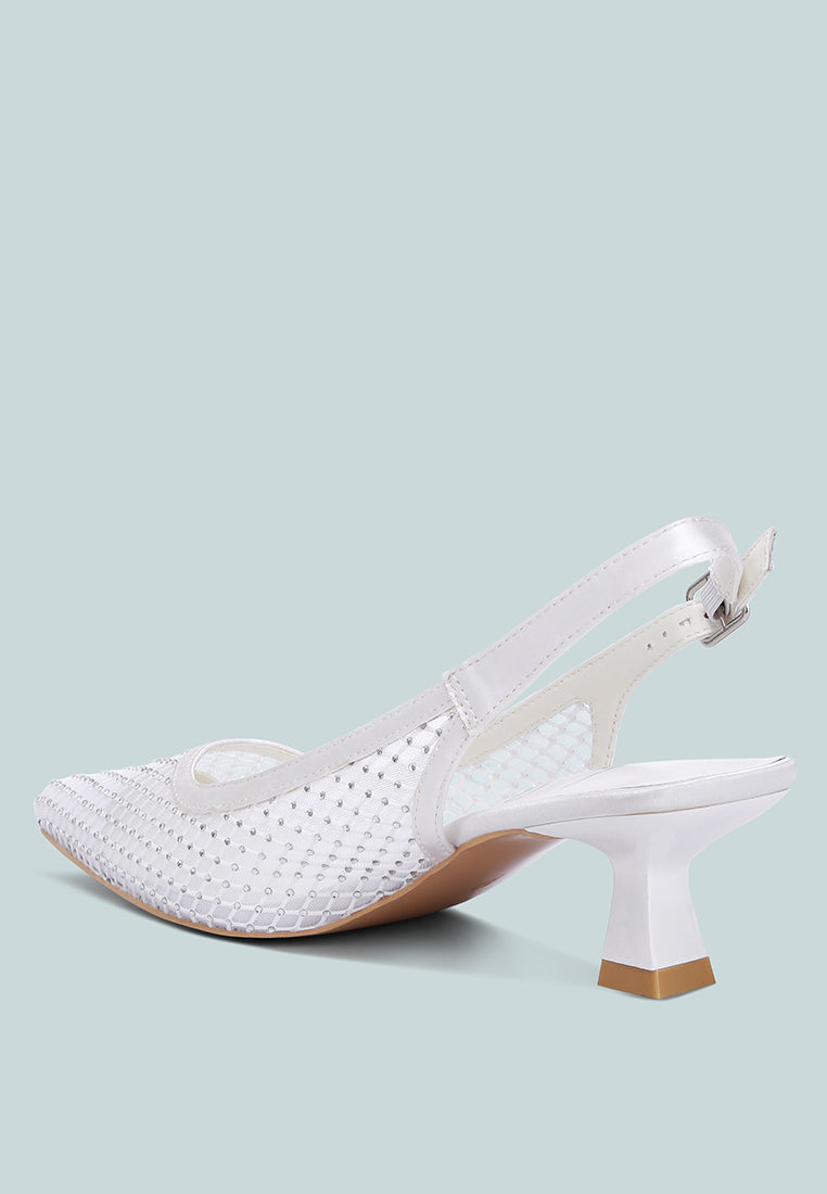 Siev Rhinestone Slingback