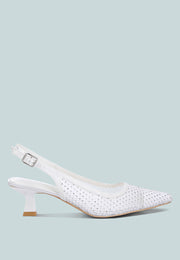 Siev Rhinestone Slingback